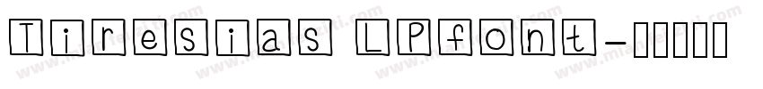 Tiresias LPfont字体转换